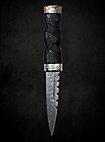Damast Steel Sgian Dubh